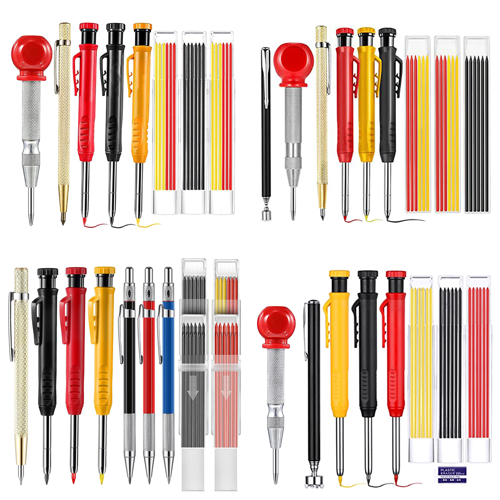 Gardening Tools B&Q - A/B/C/D Set Carpenter Pencils Deep Hole