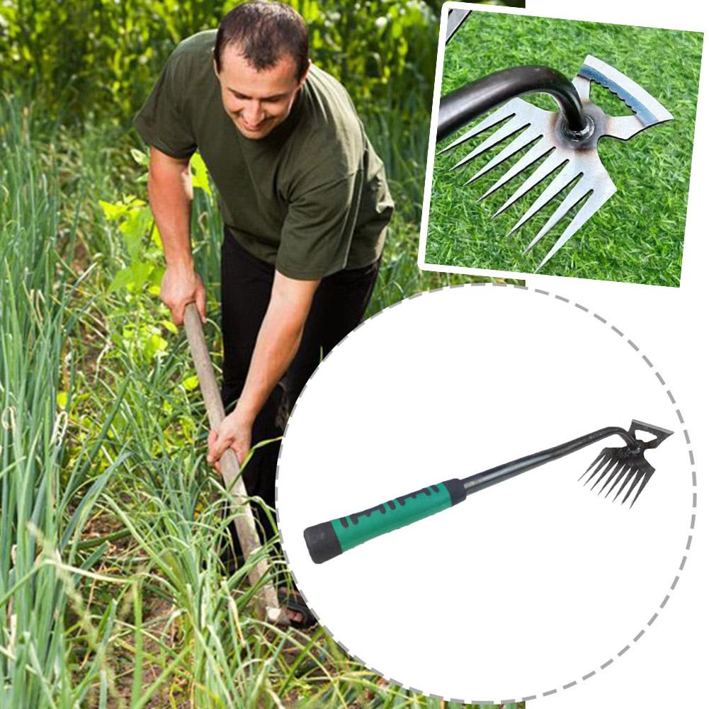 Gardening Tools Spade - 2 in 1 Garden Weeder Rake