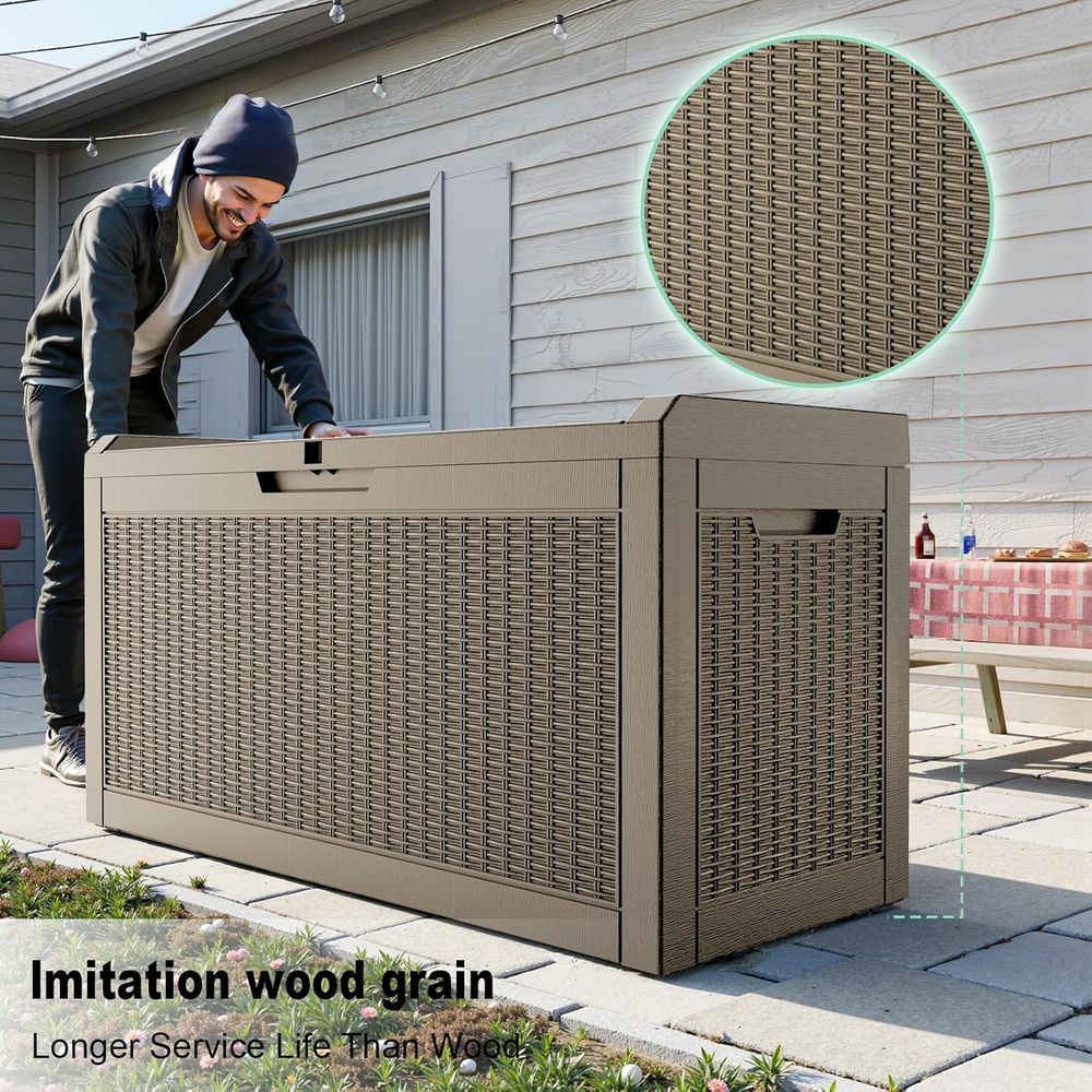 60 Gallon Resin Deck Box - Loc – обзор и цена Gardening Tools And Accessories