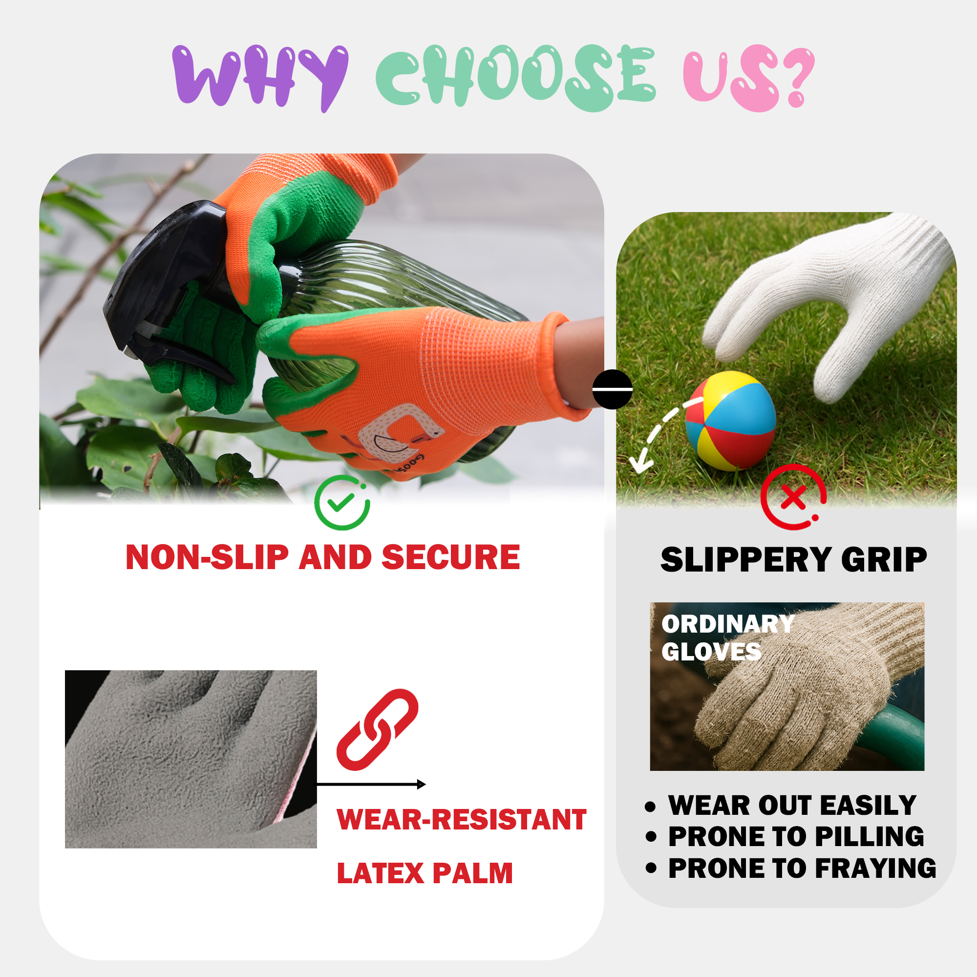 4 Pairs Kids Gardening Gloves  – обзор и цена Gardening Tools For Kids