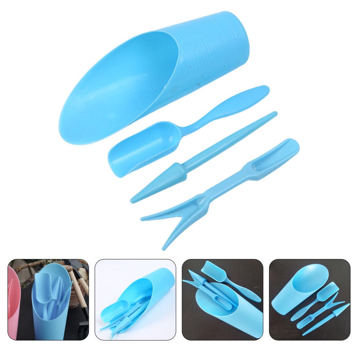 4pcs/set, Plastic Durable Buck – обзор и цена Gardening Tools Spade