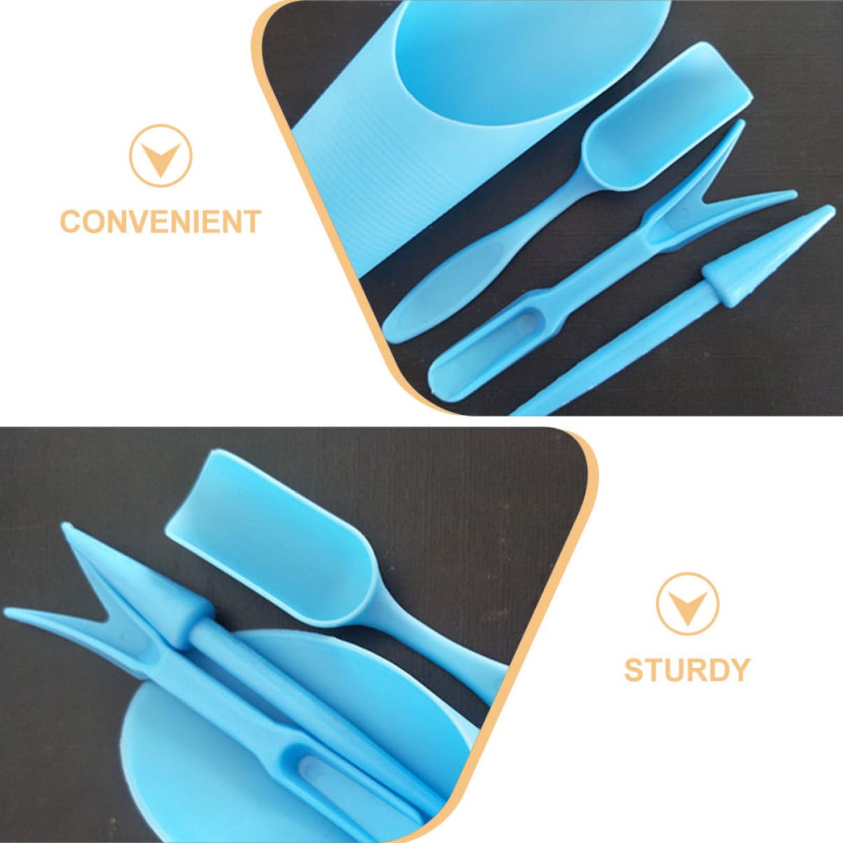 4pcs/set, Plastic Durable Buck – обзор и цена Gardening Tools Spade