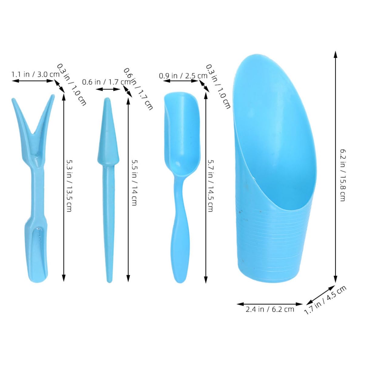 4pcs/set, Plastic Durable Buck – обзор и цена Gardening Tools Spade