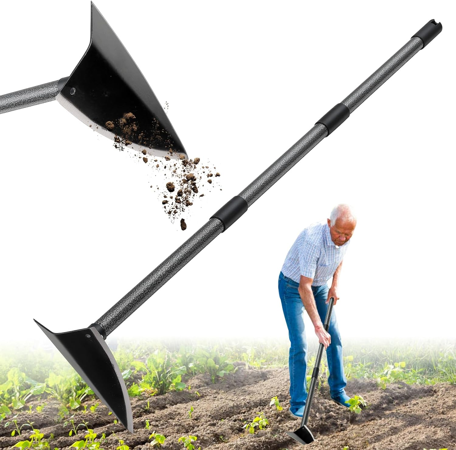 Garden Hoe, Heavy Duty Trenchi – обзор и цена Gardening Tools Images