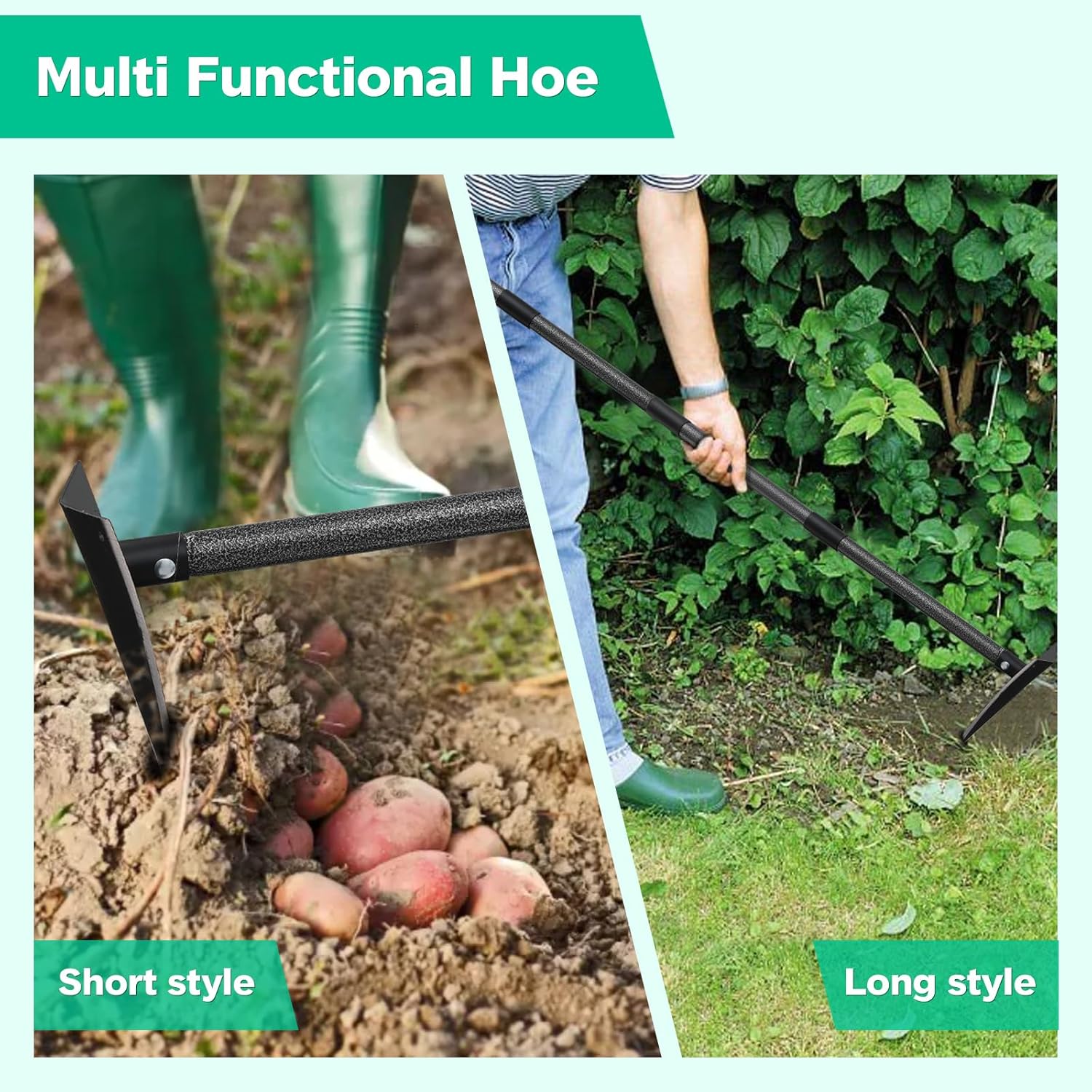 Garden Hoe, Heavy Duty Trenchi – обзор и цена Gardening Tools Images