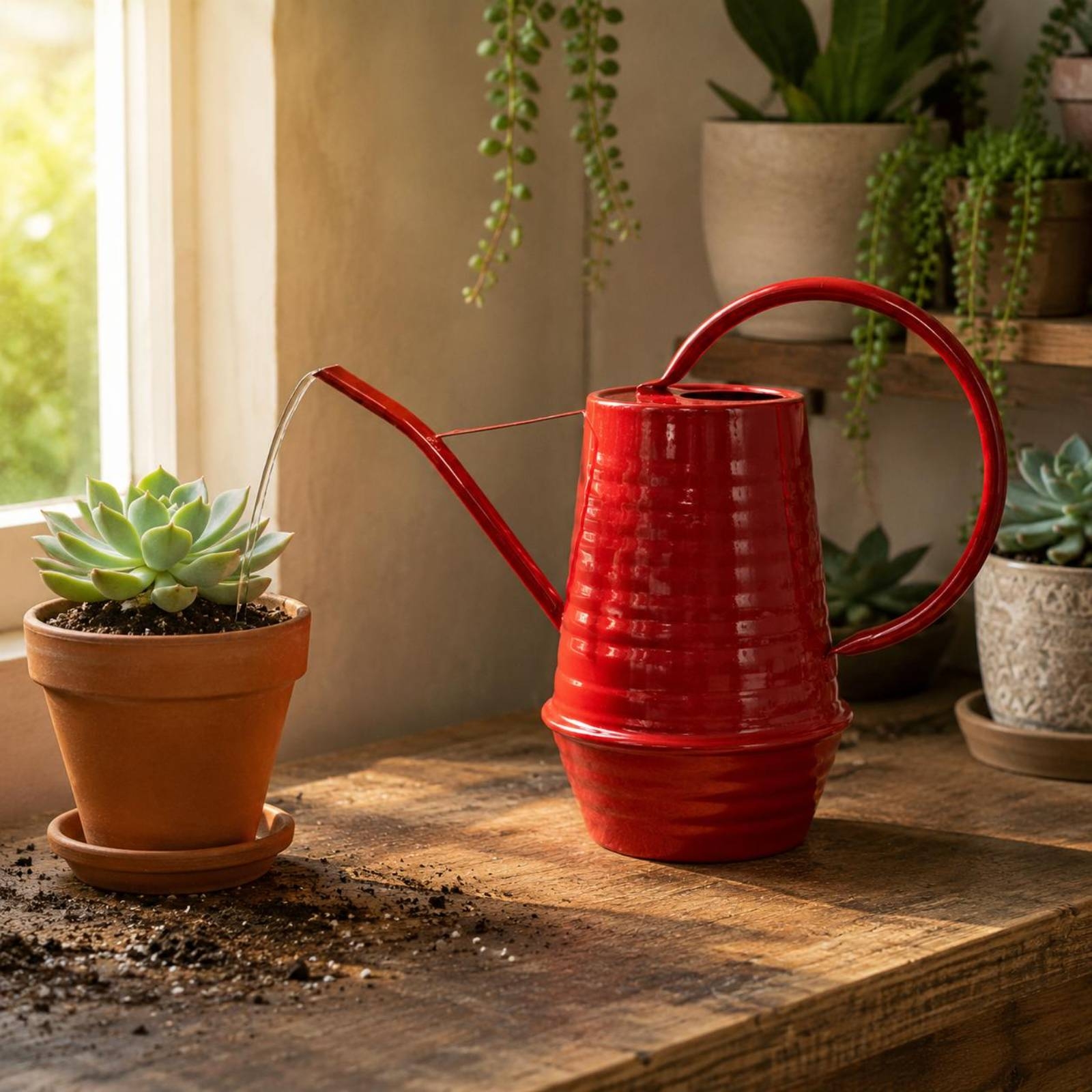 Long Spout Watering Can Rust-R – обзор и цена Gardening Tools Long