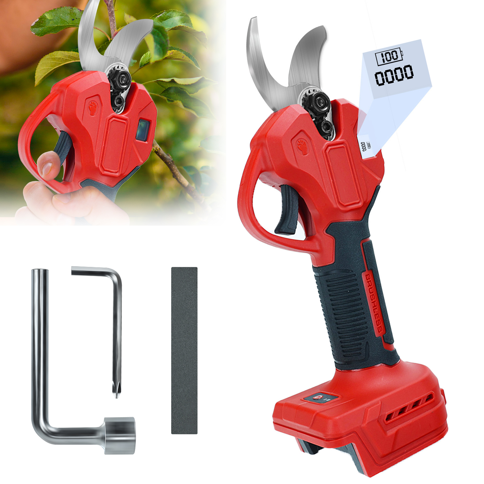 30mm Brushless Electric Prunin – обзор и цена Gardening Tools Spade