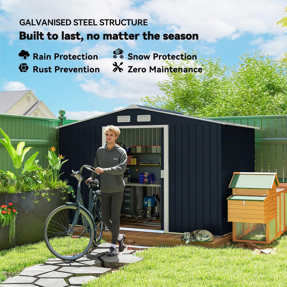 9 x 6 Outdoor Storage Shed, Ga – обзор и цена Gardening Tools B&Q