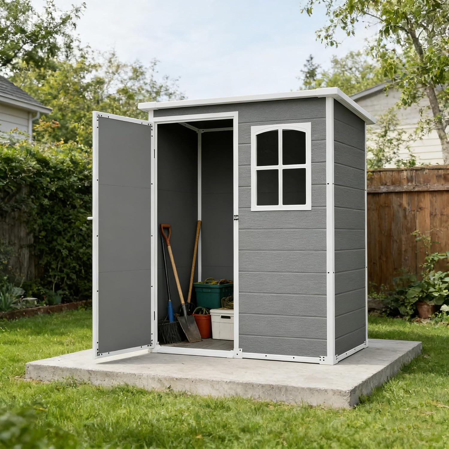 Resin Outdoor Storage Shed Kit – обзор и цена Gardening Tools And Accessories