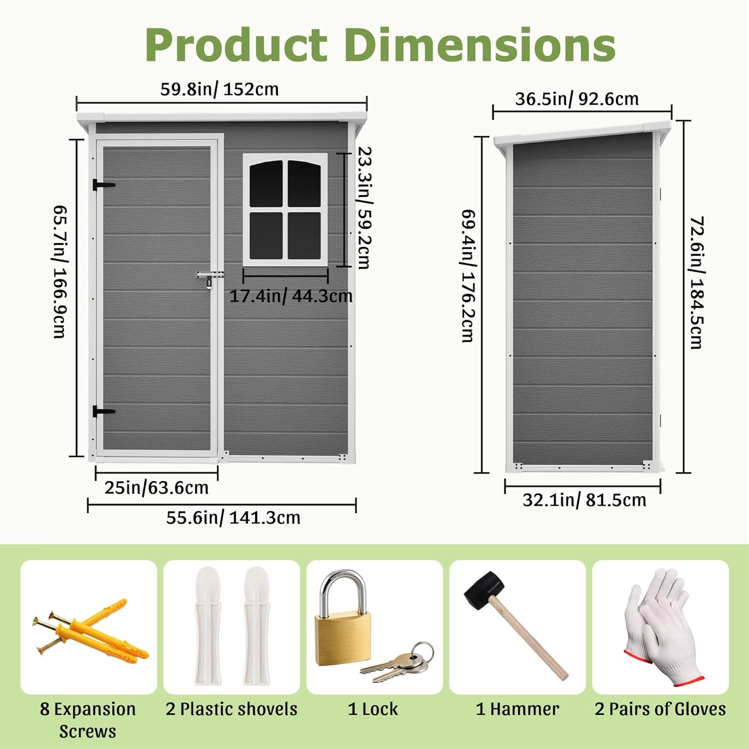 Resin Outdoor Storage Shed Kit – обзор и цена Gardening Tools And Accessories