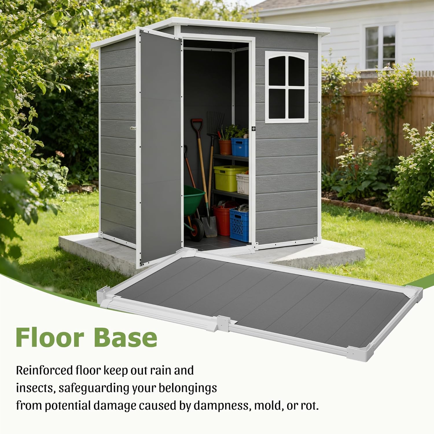 Resin Outdoor Storage Shed Kit – обзор и цена Gardening Tools And Accessories