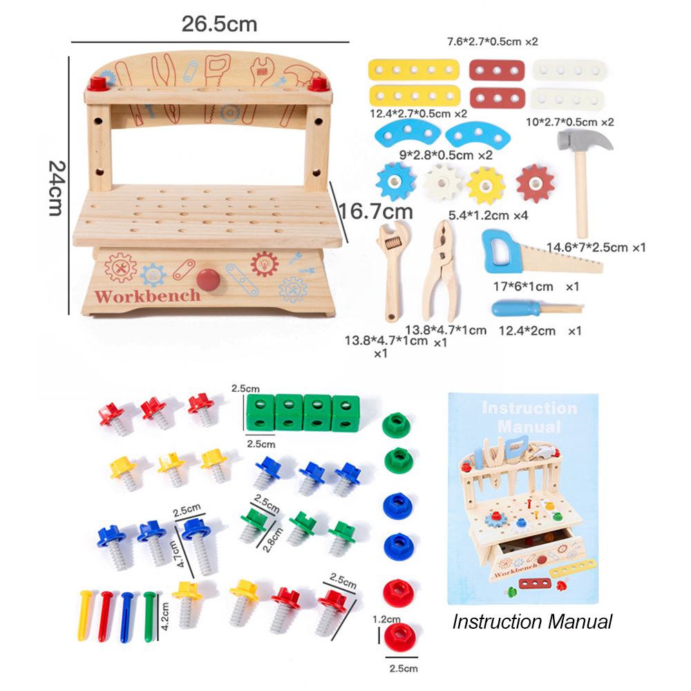 Wooden Tool Bench for Kids,Mon – обзор и цена Gardening Tools For Kids