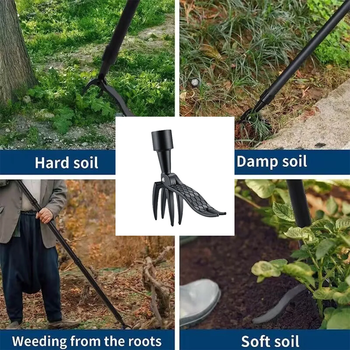 Stand Up Weed Puller Claw Tool – обзор и цена Gardening Tools Spade