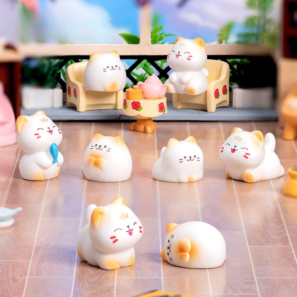 Kawaii Mini Cats Ornament Fair – обзор и цена Gardening Tools Toys