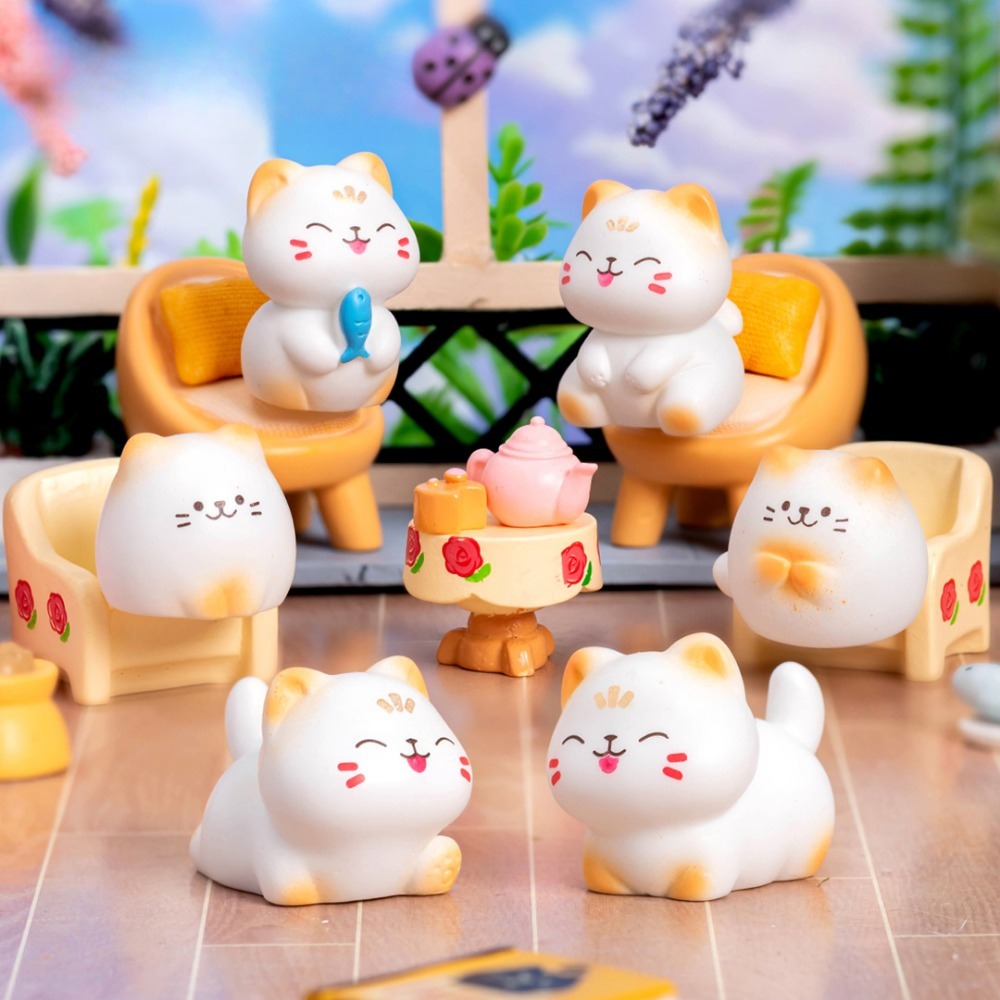 Kawaii Mini Cats Ornament Fair – обзор и цена Gardening Tools Toys