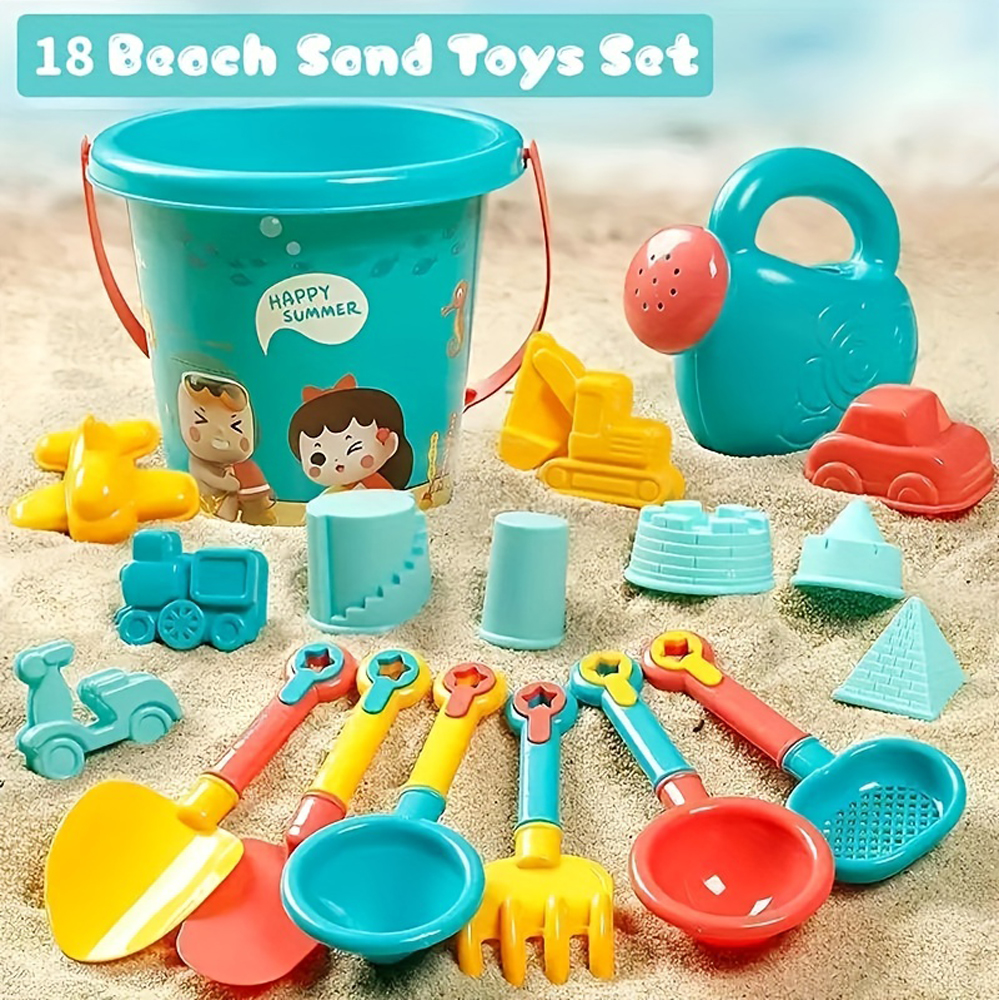 18PCS Beach Sand Toy Set, Dura – обзор и цена Gardening Tools Toys