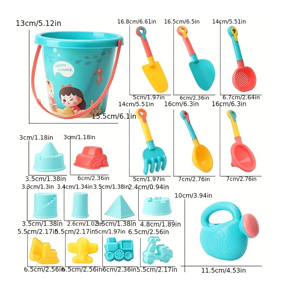 18PCS Beach Sand Toy Set, Dura – обзор и цена Gardening Tools Toys