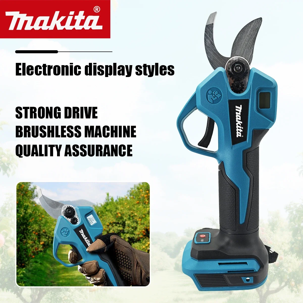 Makita Brushless Electric Prun – обзор и цена Gardening Tools Spade