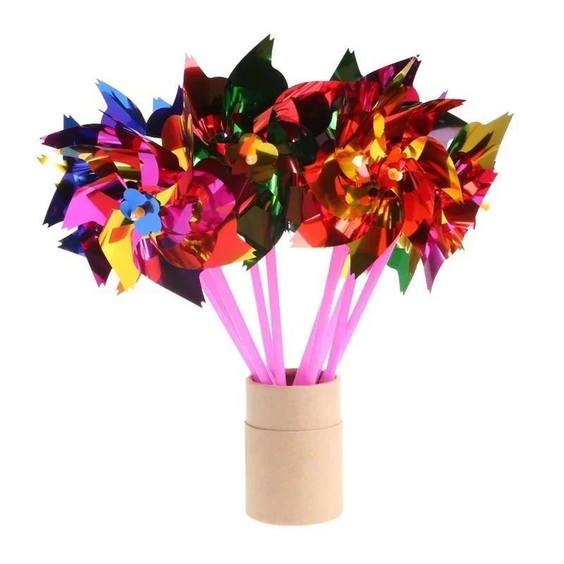 6Pcs Plastic Windmill Pinwheel – обзор и цена Gardening Tools Toys