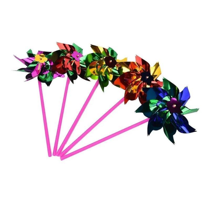 6Pcs Plastic Windmill Pinwheel – обзор и цена Gardening Tools Toys
