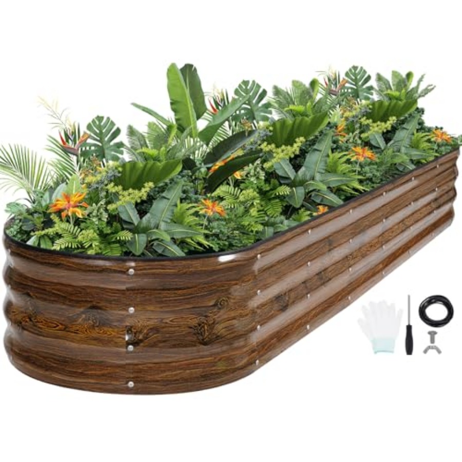 Raised Garden Beds - 8x2x1ft G – обзор и цена Gardening Tools B&Q