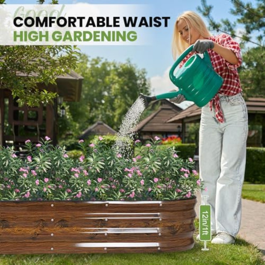 Raised Garden Beds - 8x2x1ft G – обзор и цена Gardening Tools B&Q