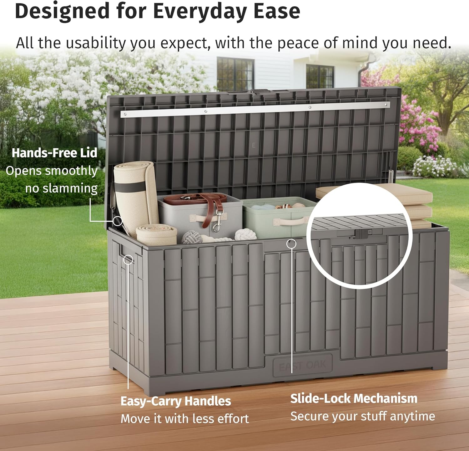 120-Gallon Outdoor Storage Box – обзор и цена Gardening Tools And Accessories