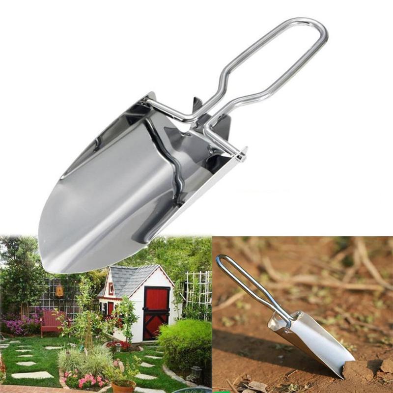 1/2pcs Stainless Steel Folding – обзор и цена Gardening Tools Spade