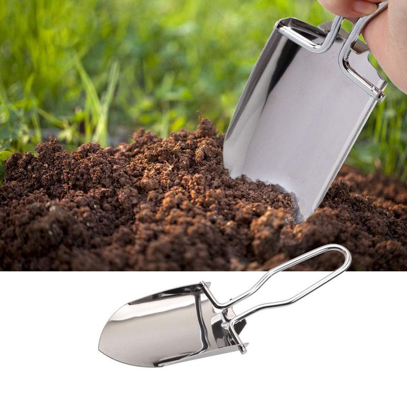 1/2pcs Stainless Steel Folding – обзор и цена Gardening Tools Spade