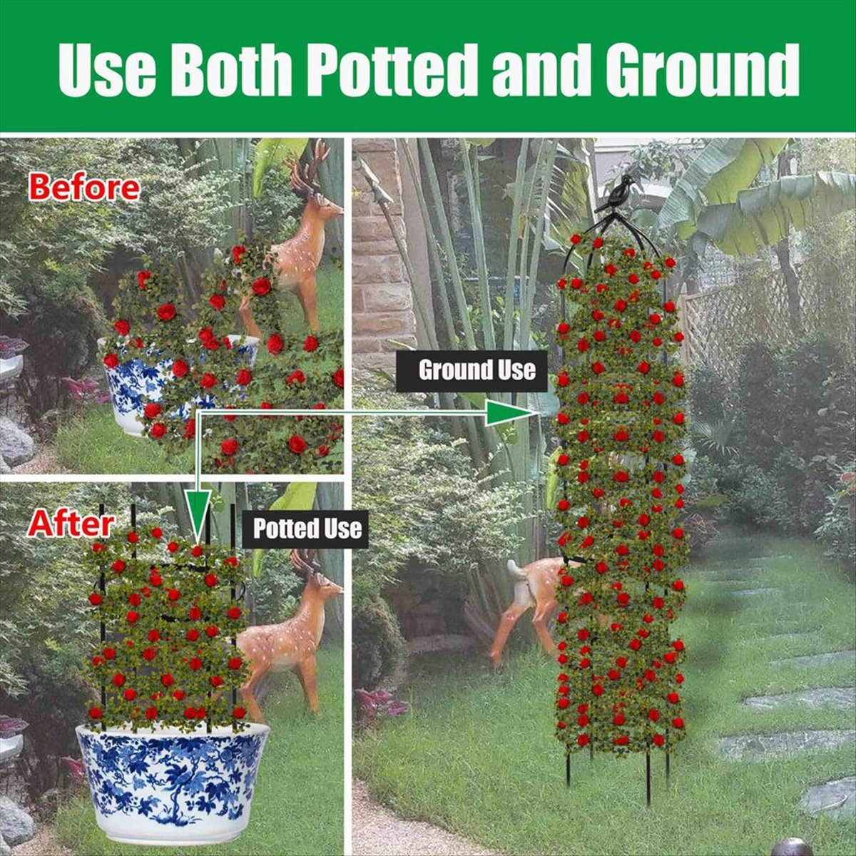 AT16 Climbing Plant Obelisk Tr – обзор и цена Gardening Tools B&Q