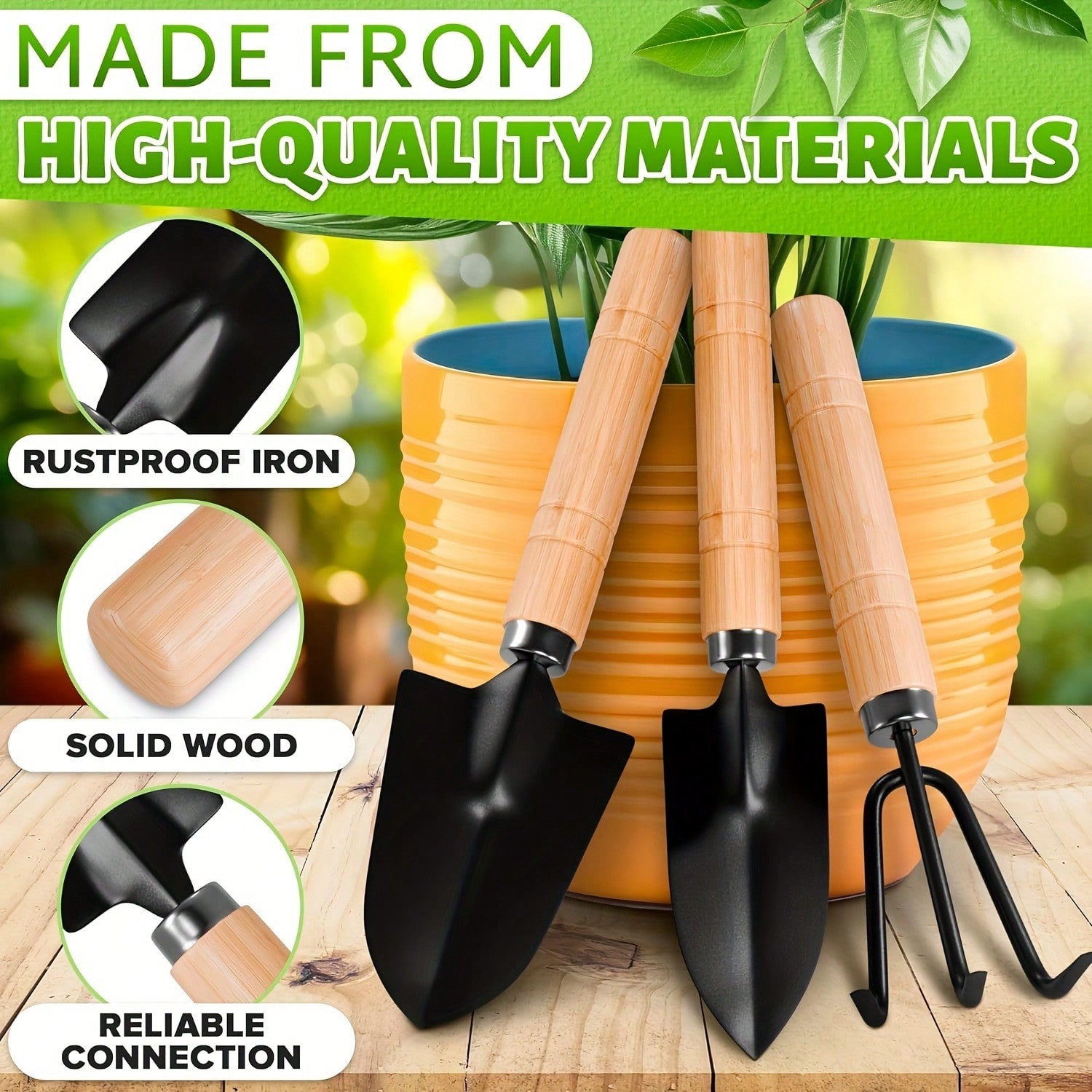 3PC/1Set Mini Gardening Tools  – обзор и цена Gardening Tools Spade