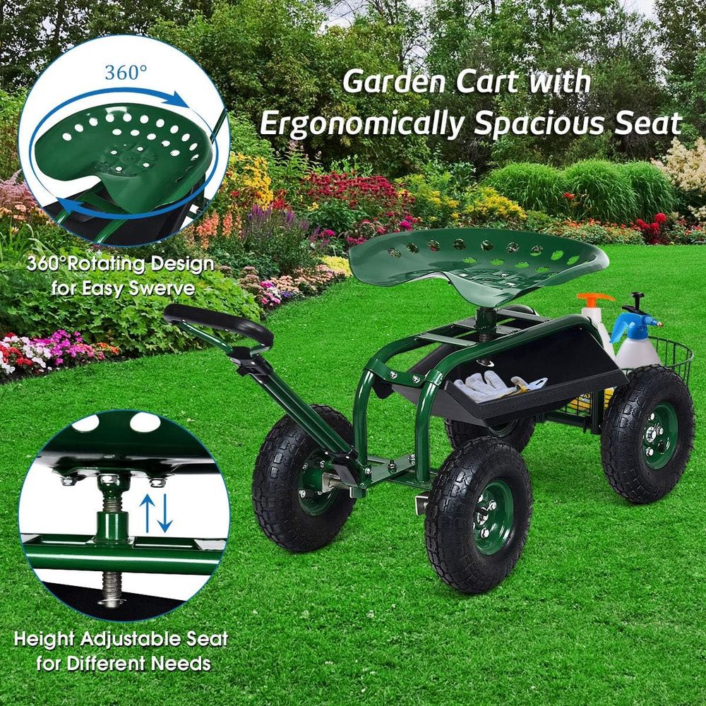 Garden Cart with Seat, Gardeni – обзор и цена Gardening Tools B&Q
