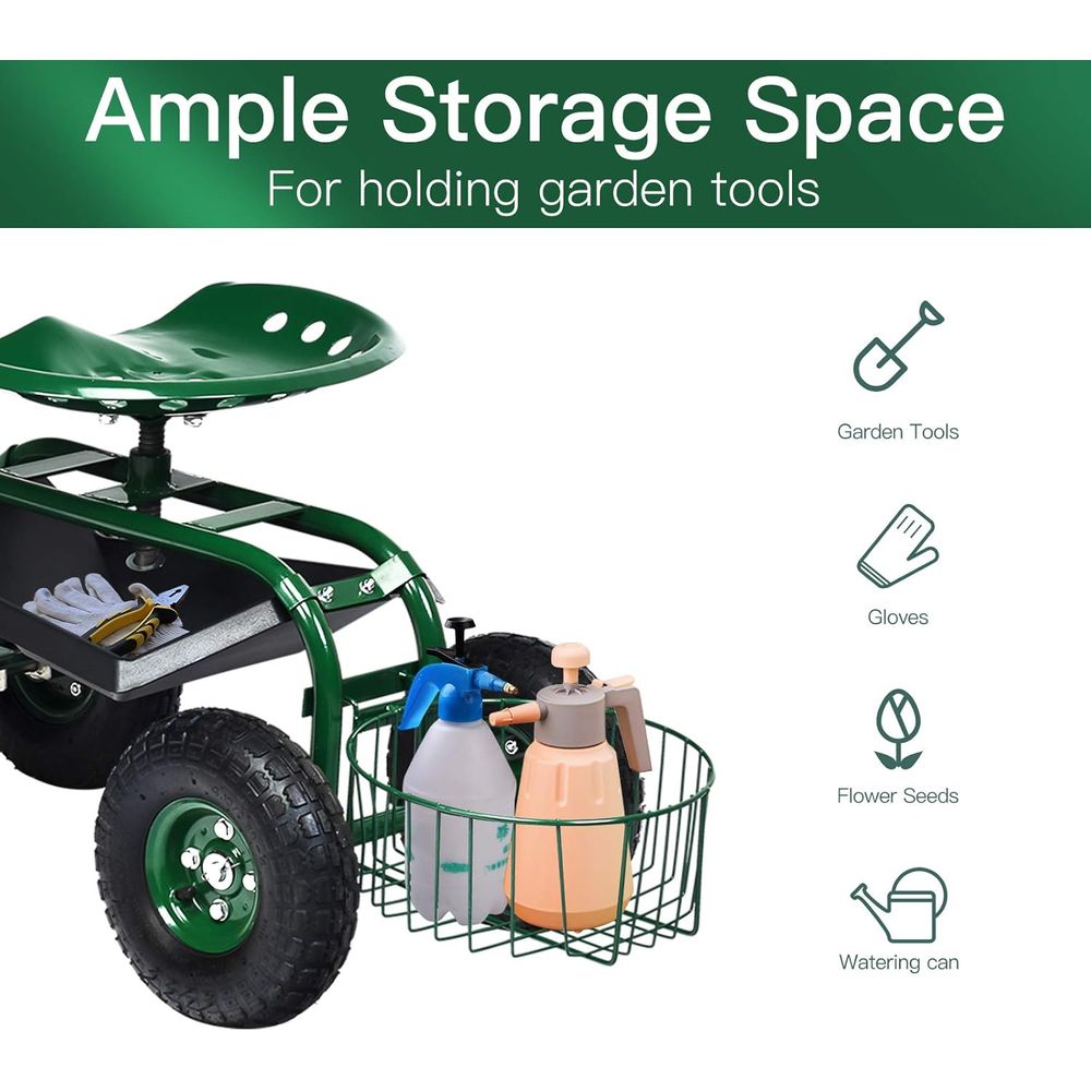 Garden Cart with Seat, Gardeni – обзор и цена Gardening Tools B&Q