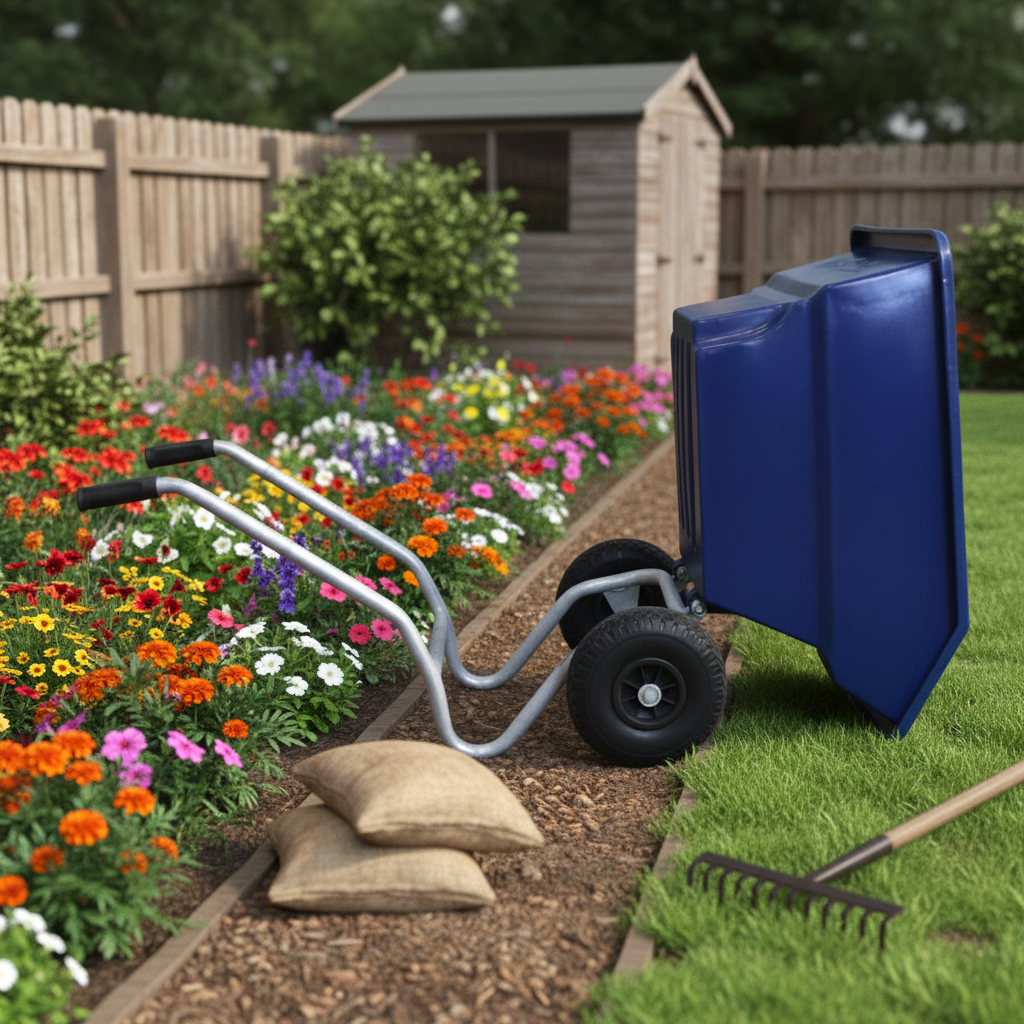 125 L Steel Tipping Wheelbarro – обзор и цена Junior Gardening Tools