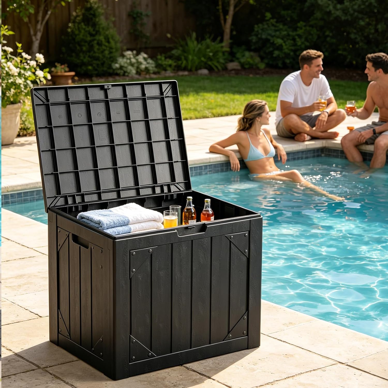 30 Gallon Outdoor Storage Box  – обзор и цена Gardening Tools Images