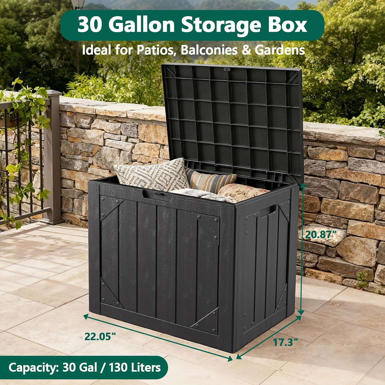 30 Gallon Outdoor Storage Box  – обзор и цена Gardening Tools Images