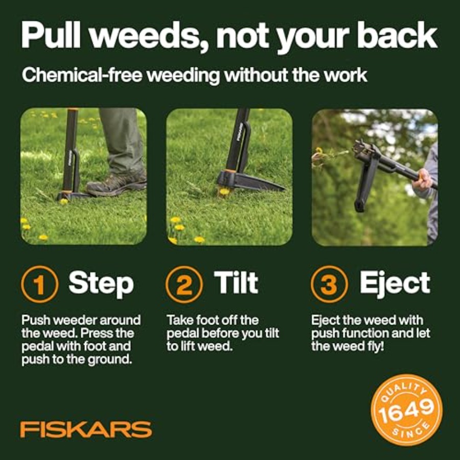 Fiskars 4-Claw Stand Up Weed P – обзор и цена Gardening Tools Long