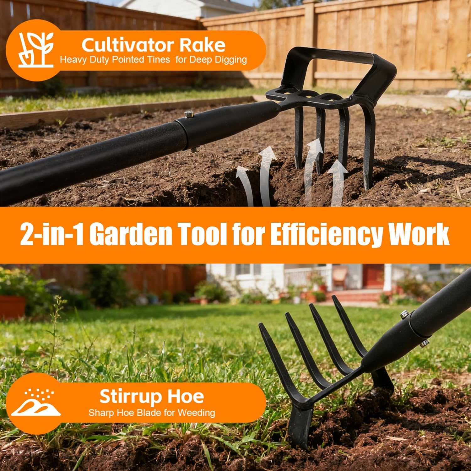 Garden Hoe, 62 Inch Weed Tool, – обзор и цена Gardening Tools Images