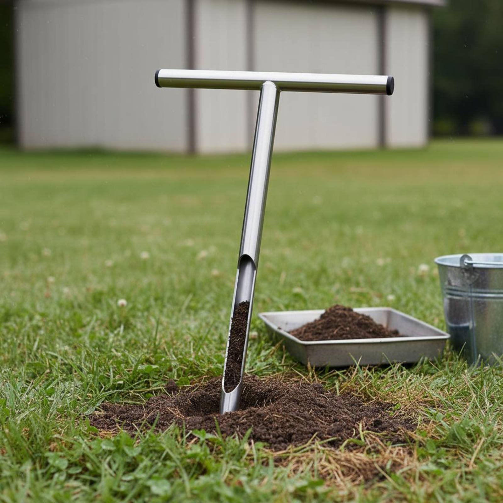 Stainless Steel Soil Sampler E – обзор и цена Gardening Tools Long