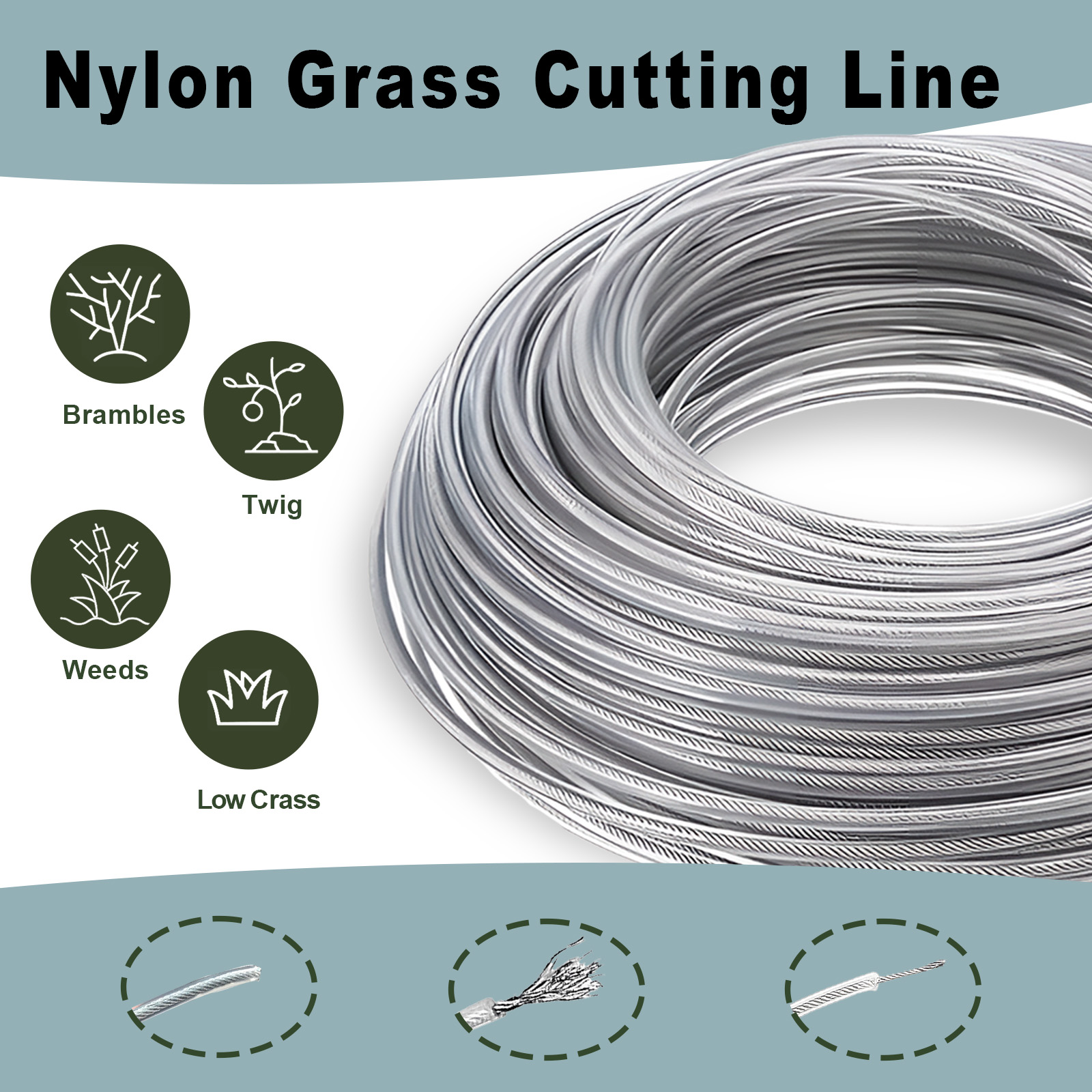 COSY 10M/15M Steel Wire Nylon  – обзор и цена Gardening Tools Long