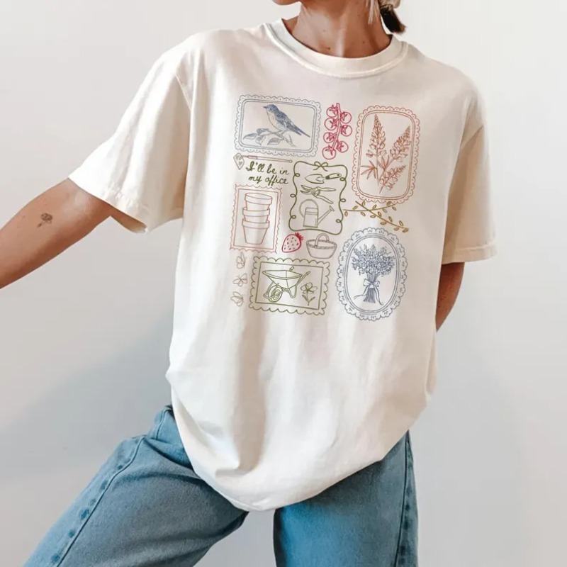 Country Style Print T-Shirt Wo – обзор и цена Junior Gardening Tools