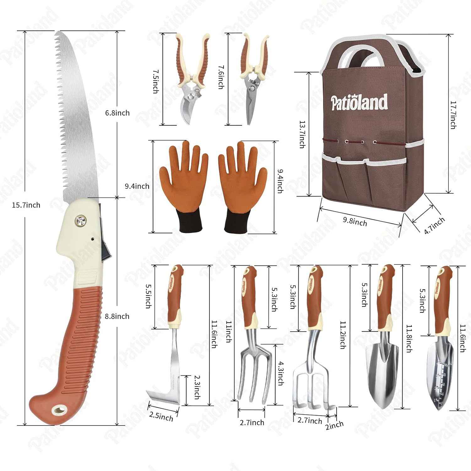 10-Piece Garden Tool Set with  – обзор и цена Gardening Tools Images