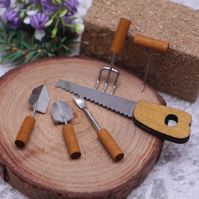 6Pcs/set Dollhouse Miniature S – обзор и цена Gardening Tools Toys