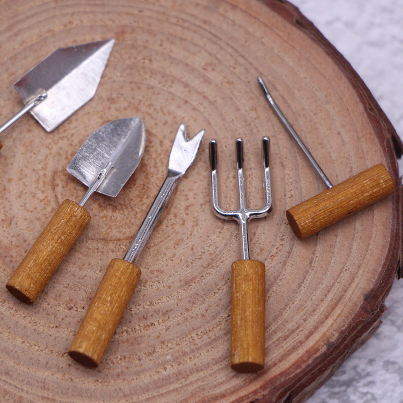 6Pcs/set Dollhouse Miniature S – обзор и цена Gardening Tools Toys