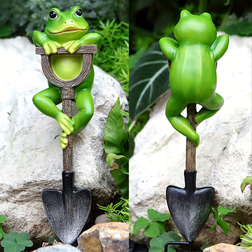 Cute Garden Gnome Frog Rabbit  – обзор и цена Gardening Tools Spade