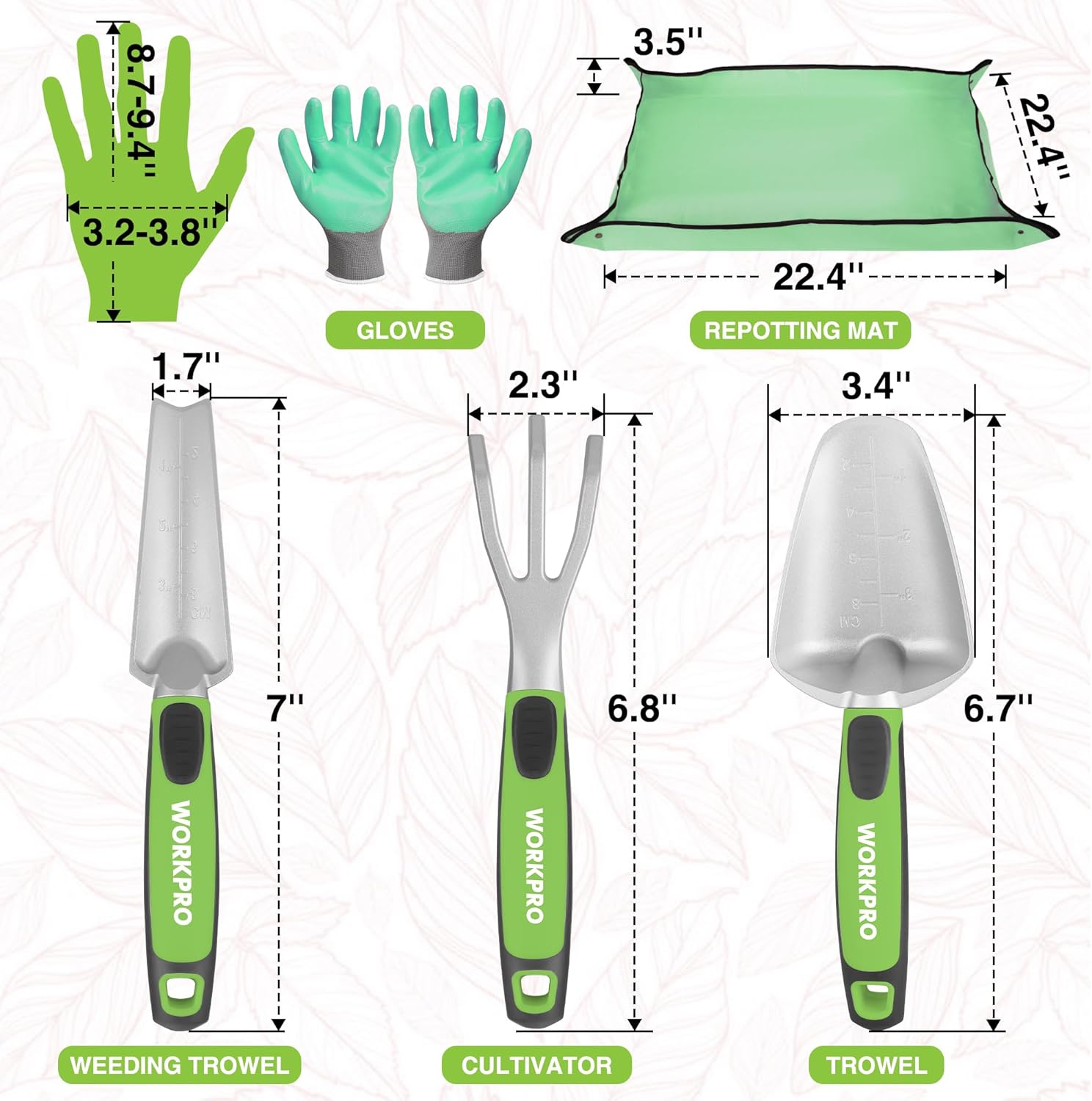 5PCS Aluminum Garden Tool Set  – обзор и цена Gardening Tools Images
