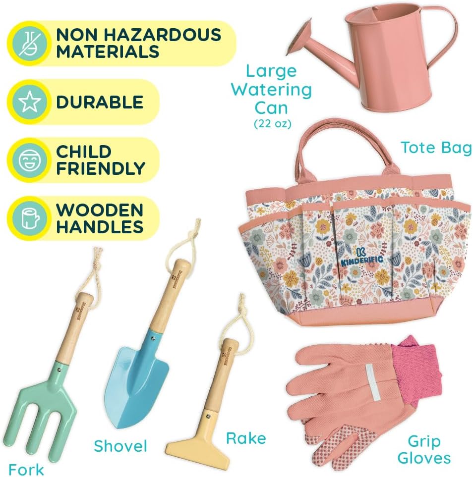 Kids Gardening Tool Kit with S – обзор и цена Gardening Tools Images