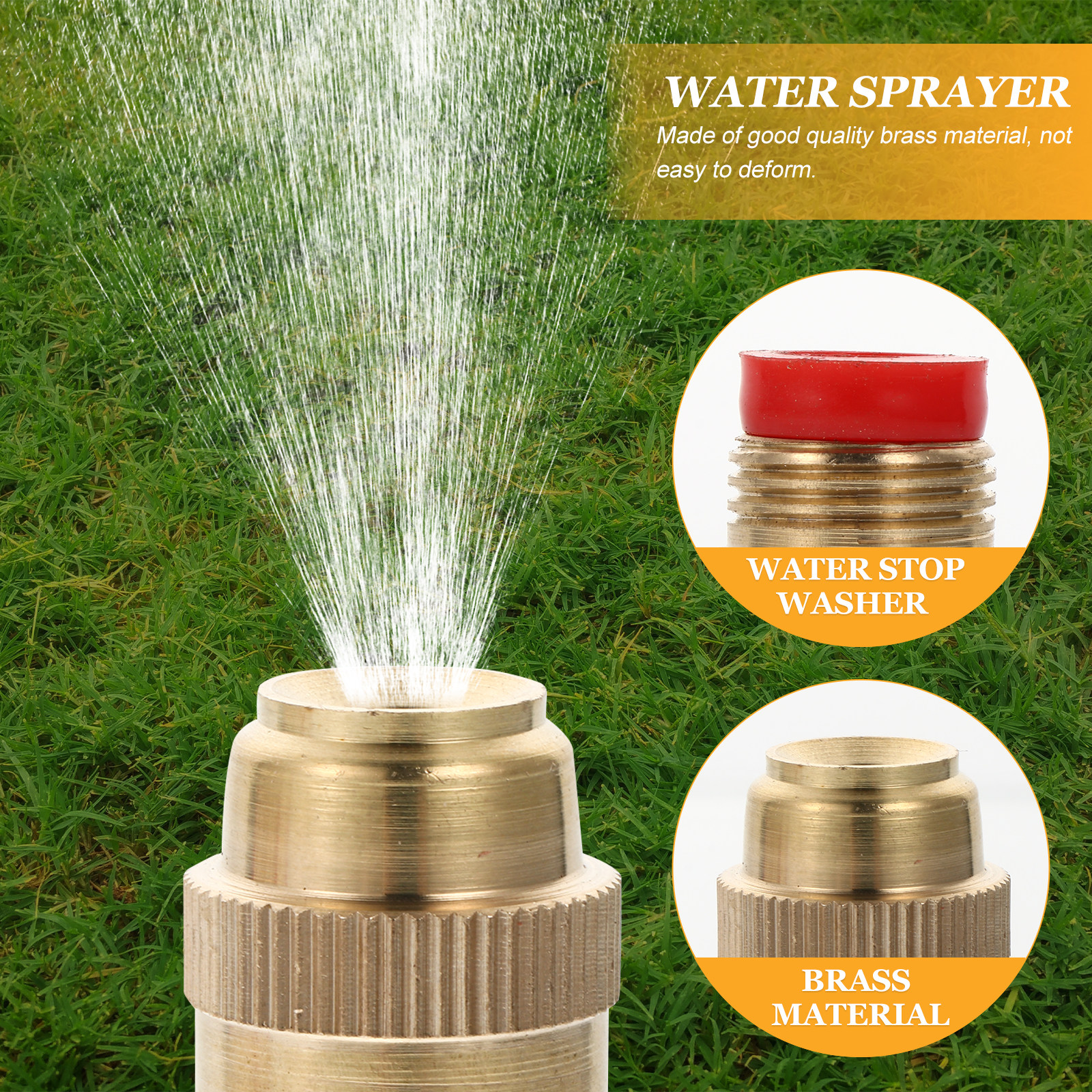 5pcs Brass Hose Nozzle Sprinkl – обзор и цена Gardening Tools And Accessories